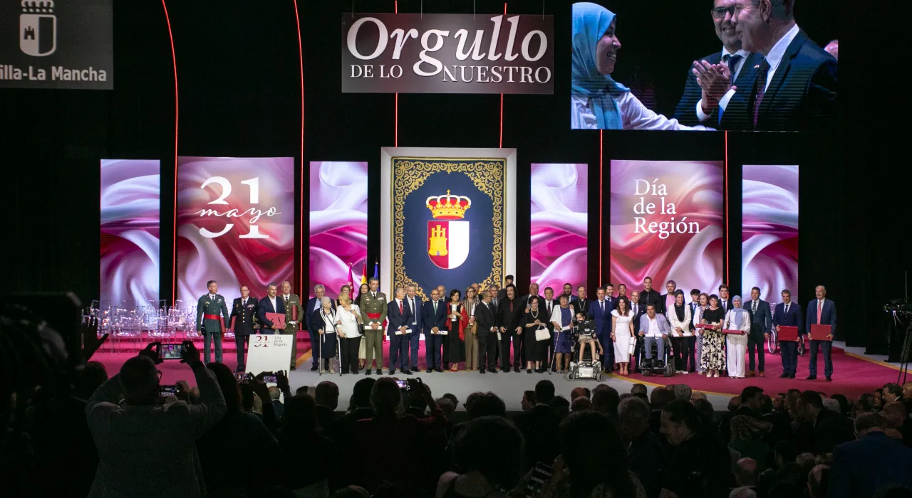 Las personas reconocidas en el Día de Castilla-La Mancha apelan a los valores de la región para convivir en “una sociedad pacífica desde la tolerancia y la inclusión”